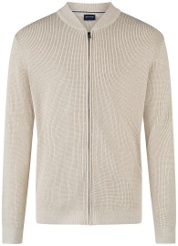 OLYMP Strickjacke - Reissverschluss - Struktur - beige - Thumbnail ID: arimv8tm2t