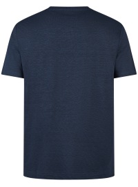 OLYMP T-Shirt - Regular Fit - Rundhals-Ausschnitt - Leinen - dunkelblau - Thumbnail ID: arim7tmccm