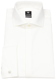Pure Gala Shirt - Modern Fit - Cutaway Collar - Double Cuff - Light Beige - w/o OP