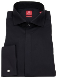 Pure Galahemd - Slim Fit - Haifischkragen - Umschlagmanschette - schwarz - ohne OVP