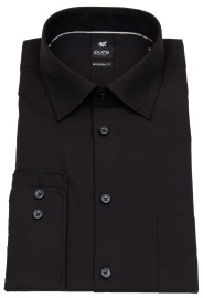 Pure Shirt - Modern Fit - Kent Collar - Black - w/o OP