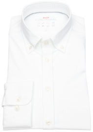 Pure Hemd - Slim Fit - Functional Shirt - Button Down Kragen - weiß