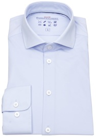 Pure Hemd - Slim Fit - Functional Shirt - Haifischkragen - hellblau