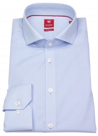 Pure Hemd - Slim Fit - Haifischkragen - hellblau