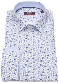 Pure Shirt - Slim Fit - Kent Collar - Light Blue / Blue - w/o OP