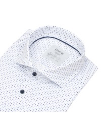 Pure Hemd - Slim Fit Stretch - Haifischkragen - Kontrastknöpfe - dunkelblau / hellblau - Thumbnail ID: arimvdubwq