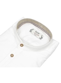 Pure Trachtenhemd - Slim Fit - Stehkragen - weiß - Thumbnail ID: arimc4co39