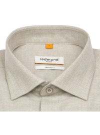 Redmond Flanellhemd - Casual Fit - beige - Thumbnail ID: arim377omb