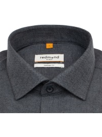 Redmond Flanellhemd - Casual Fit - dunkelgrau - Thumbnail ID: arima5ft2w