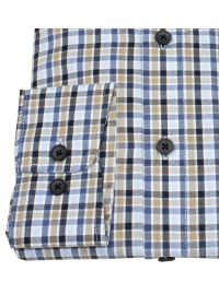 Redmond Hemd - Casual Fit - Button Down Kragen - kariert - blau - Thumbnail ID: arimco16bd