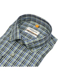 Redmond Hemd - Casual Fit - Button Down Kragen - kariert - grün - Thumbnail ID: arim39b3fd