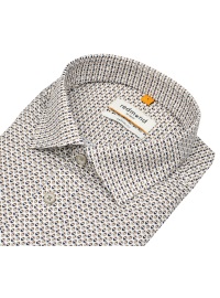 Redmond Hemd - Casual Fit - Kentkragen - Print - braun / beige - Thumbnail ID: arimoumdb4