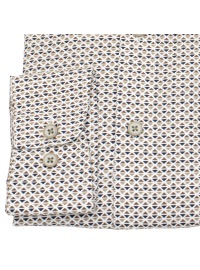Redmond Hemd - Casual Fit - Kentkragen - Print - braun / beige - Thumbnail ID: arimsbm2nn
