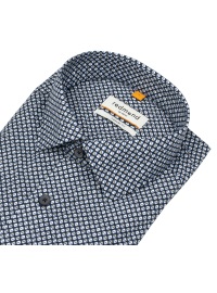 Redmond Shirt - Casual Fit - Kent Collar - Print - dark blue / light blue - Thumbnail ID: arim617hu5