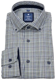 Redmond Hemd - Comfort Fit - Button Down Kragen - kariert - mehrfarbig - ohne OVP