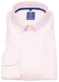 Redmond Hemd - Comfort Fit - Button Down Kragen - Oxford - rosa