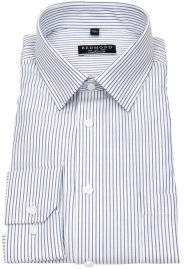 Redmond Hemd - Comfort Fit - Kentkragen - Twill - Streifen - blau / weiß