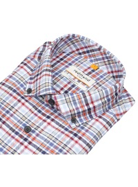 Redmond Hemd - Modern Fit - Button Down Kragen - kariert - rot - Thumbnail ID: arimv9qbt7