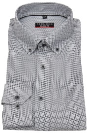 Redmond Shirt - Modern Fit - Button Down Collar - Black / Grey - w/o OP