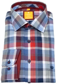 Redmond Shirt - Modern Fit - Checked - Red