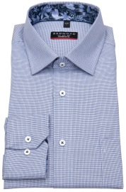 Redmond Shirt - Modern Fit - Kent Collar - Structure - Blue - w/o OP