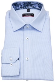 Redmond Hemd - Modern Fit - Kentkragen - Struktur - hellblau
