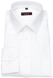 Redmond Shirt - Modern Fit - Kent Collar - Twill - White - w/o OP