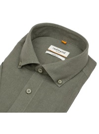 Redmond Kurzarmhemd - Casual Fit - Leinen Mix - Button Down Kragen - grün - Thumbnail ID: arimd7vm7w