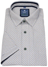 Redmond Short Sleeve Shirt - Comfort Fit - Bio Baumwolle - Multicolored