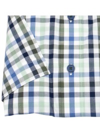 Redmond Kurzarmhemd - Comfort Fit - Button Down Kragen - kariert - grün - Thumbnail ID: arimwn38vc