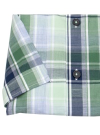Redmond Kurzarmhemd - Comfort Fit - Button Down Kragen - kariert - grün - Thumbnail ID: arimwwb58b