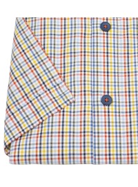 Redmond Chemise à manches courtes - Comfort Fit - col boutonné - à carreaux - multicolore - Thumbnail ID: arimhadomv