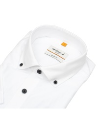 Redmond Kurzarmhemd - Comfort Fit - Button Down Kragen - weiß - Thumbnail ID: arima27cbu