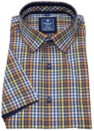 Redmond Kurzarmhemd - Comfort Fit - kariert - mehrfarbig