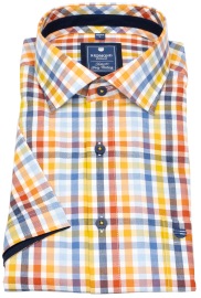 Redmond Kurzarmhemd - Comfort Fit - kariert - mehrfarbig