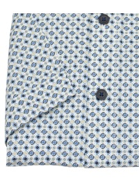 Redmond Kurzarmhemd - Comfort Fit - Print - blau - Thumbnail ID: arimv82f25