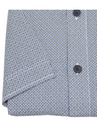 Redmond Kurzarmhemd - Comfort Fit - Print - blau / braun - Thumbnail ID: arimodhson
