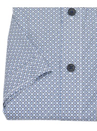 Redmond Kurzarmhemd - Comfort Fit - Print - blau / hellblau - Thumbnail ID: arim98w32m