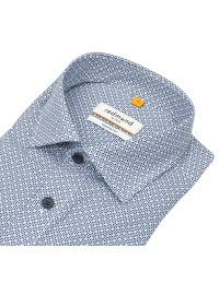 Redmond Kurzarmhemd - Comfort Fit - Print - blau / hellblau - Thumbnail ID: arimth49uf