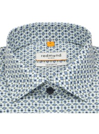 Redmond Kurzarmhemd - Comfort Fit - Print - grün - Thumbnail ID: arim6cf7h7