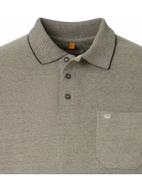 Redmond Poloshirt - Regular Fit - Langarm - Wash and Wear - beige - Thumbnail ID: arimf8518t