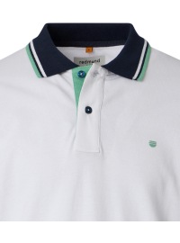 Redmond Poloshirt - Regular Fit - Piqué - Kontrastkragen - weiß - Thumbnail ID: arim9df13h