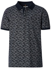 Redmond Poloshirt - Regular Fit - Piqué - Print - dunkelblau