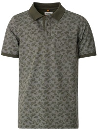 Redmond Poloshirt - Regular Fit - Piqué - Print - grün