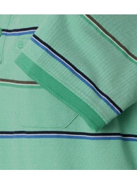 Redmond Poloshirt - Regular Fit - Piqué - Streifen - grün - Thumbnail ID: arim7wtoom