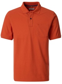 Redmond Poloshirt - Regular Fit - Piqué - terra orange