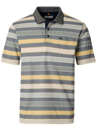 Redmond Poloshirt - Regular Fit - Streifen - gelb