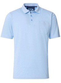 Redmond Poloshirt - Regular Fit - Wash and Wear - hellblau