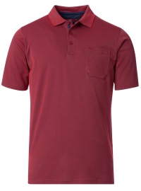 Redmond Poloshirt - Regular Fit - Wash and Wear - rot