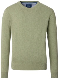 Redmond Pullover - Rundhals-Ausschnitt - grün